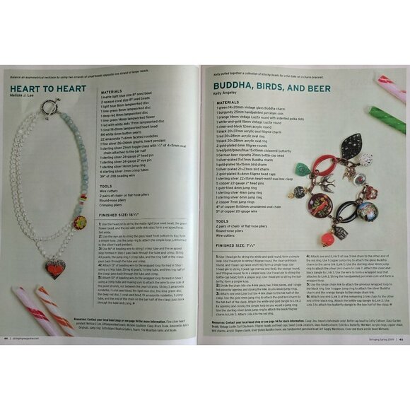 Stringing Magazine Spring 2009 70 Ideas For Making Fresh Spring Jewelry - Picture 11 of 16